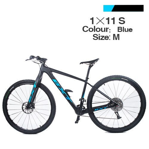 2020 Bxt 11Speed Mountain Bike 29Er*2.1 Tire T800 Carbon 120 Niose Disc Brake 142*12Mm Mtb Complete Bicycle