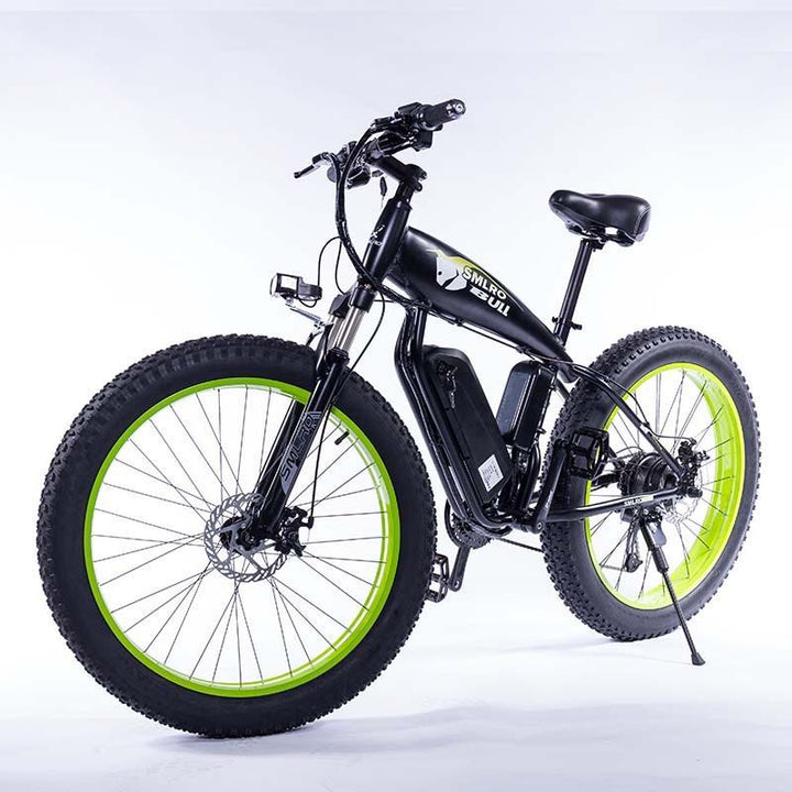 Electric Bike 1000W4.0 Fat Tire Electric Bike Beach Cruiser Bike Booster Bicycle 48V 15Ah Lithium Battery Ebike