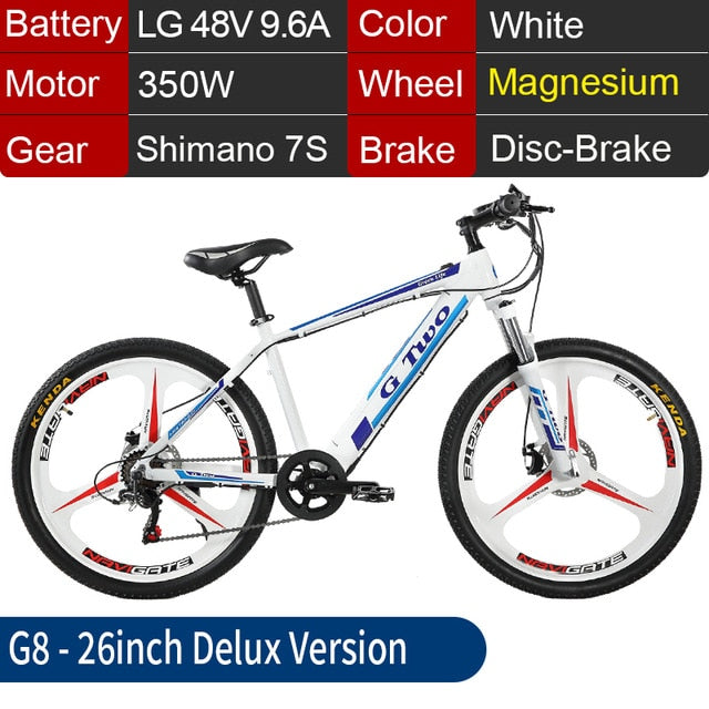 Stealth Electric Bike 26/27.5Inch Booster Bicycle Mountain Bike Superteff Snow E-Bike Unicycle Wheel 48V9.6A Lithium Battery