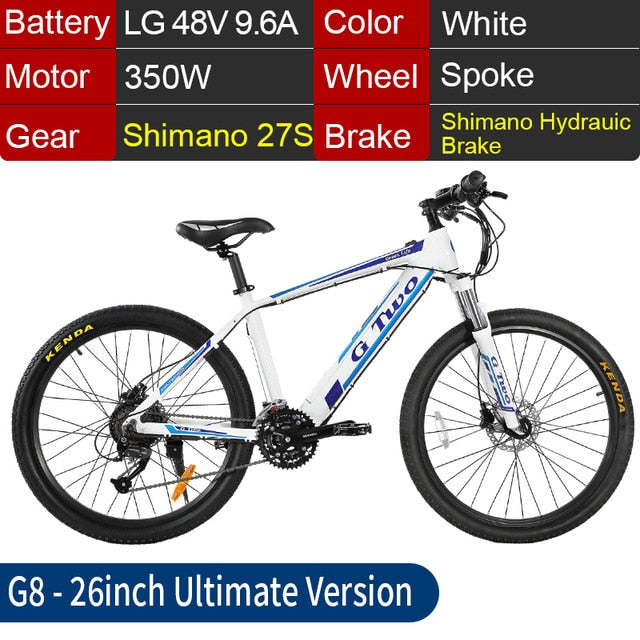 Stealth Electric Bike 26/27.5Inch Booster Bicycle Mountain Bike Superteff Snow E-Bike Unicycle Wheel 48V9.6A Lithium Battery