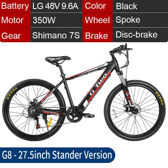 Stealth Electric Bike 26/27.5Inch Booster Bicycle Mountain Bike Superteff Snow E-Bike Unicycle Wheel 48V9.6A Lithium Battery