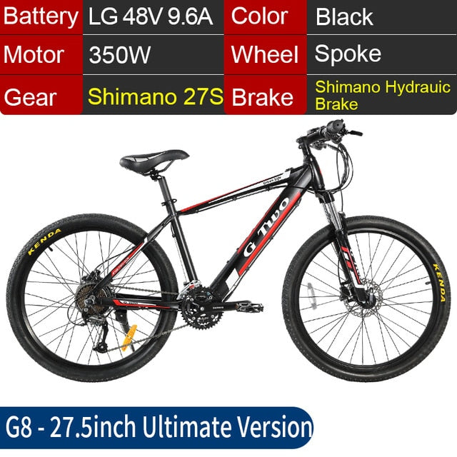 Stealth Electric Bike 26/27.5Inch Booster Bicycle Mountain Bike Superteff Snow E-Bike Unicycle Wheel 48V9.6A Lithium Battery