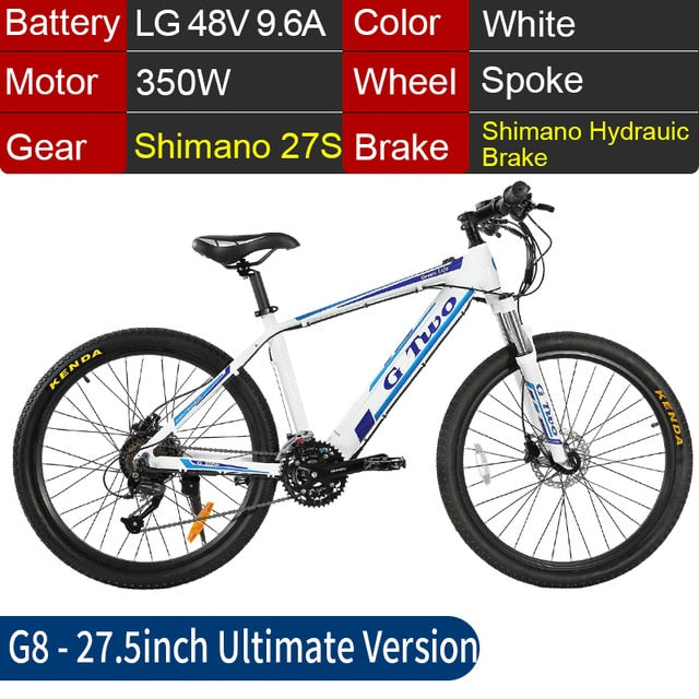 Stealth Electric Bike 26/27.5Inch Booster Bicycle Mountain Bike Superteff Snow E-Bike Unicycle Wheel 48V9.6A Lithium Battery