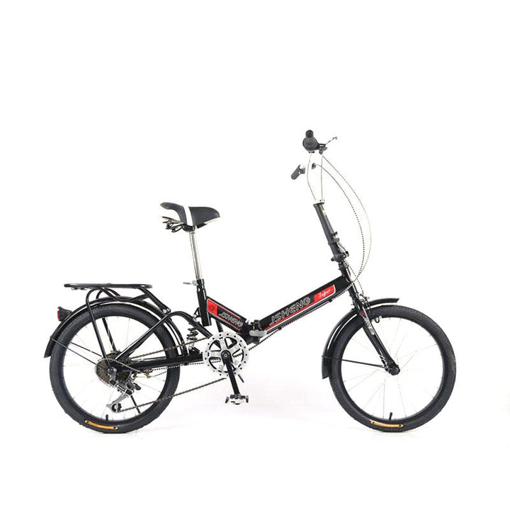 20 Inch Folding Bicycle Aluminum Folding Bike 20" Mini Bike 1 6 Speed Foldable Urban Commuter Bicycle Foldable Bike Easy Carry