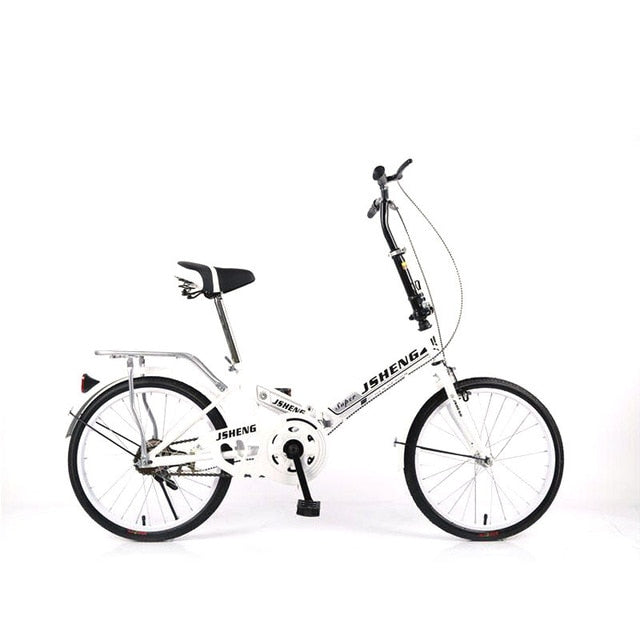 20 Inch Folding Bicycle Aluminum Folding Bike 20" Mini Bike 1 6 Speed Foldable Urban Commuter Bicycle Foldable Bike Easy Carry