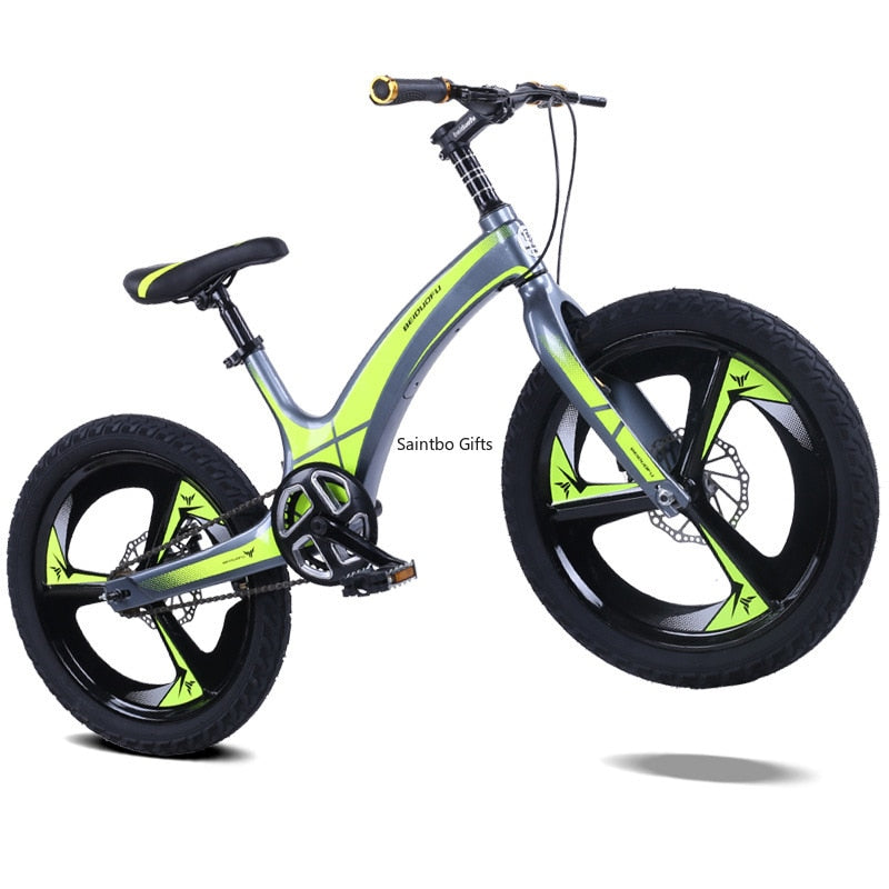 Children'S Bicycle Magnesium Alloy 20-Inch Mountain Student Vehicle Disk Brake Single-Speed Child Bicycle Bicycle
