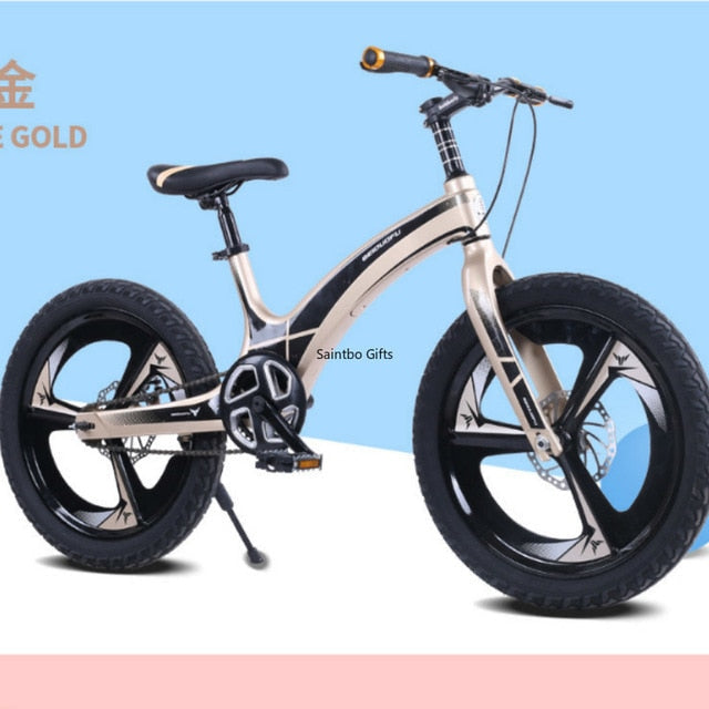 Children'S Bicycle Magnesium Alloy 20-Inch Mountain Student Vehicle Disk Brake Single-Speed Child Bicycle Bicycle