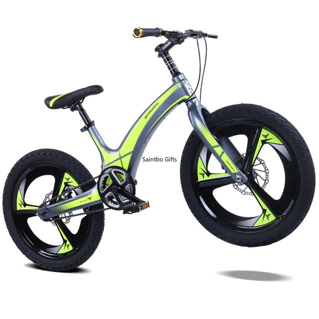 Children'S Bicycle Magnesium Alloy 20-Inch Mountain Student Vehicle Disk Brake Single-Speed Child Bicycle Bicycle
